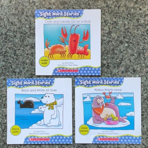 Scholastic Sight Word Stories Set Learning Reading 11 Books Gina Shaw - Picture 5 of 8